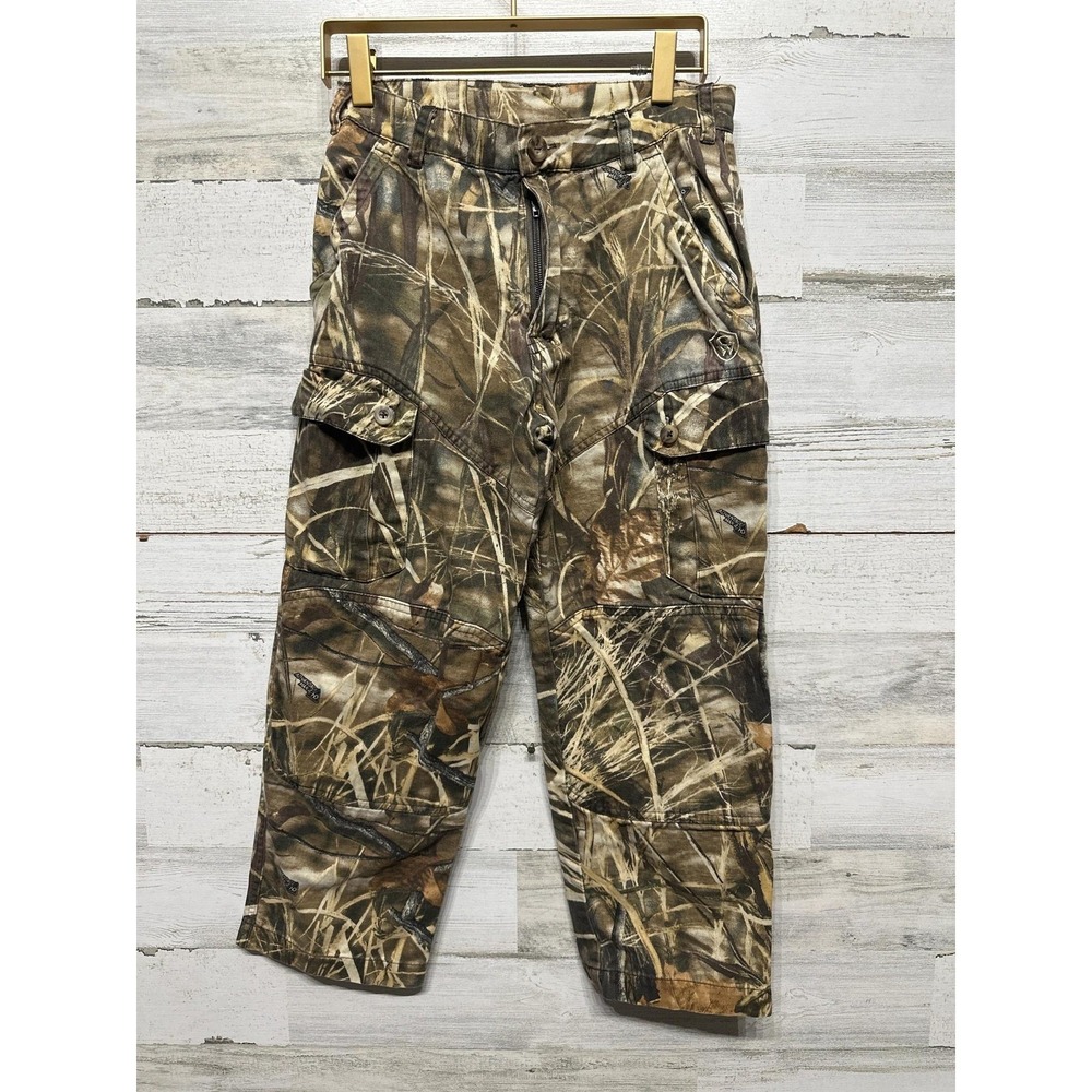 Game Winner Cargo Pants Boys 10 Short Camo Advantage Max-4 HD Tactical EUC